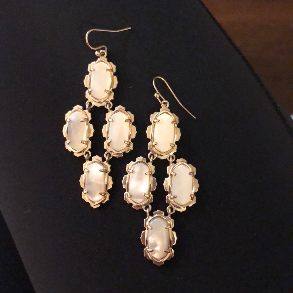 Kendra Scott Mother of Pearl Earrings